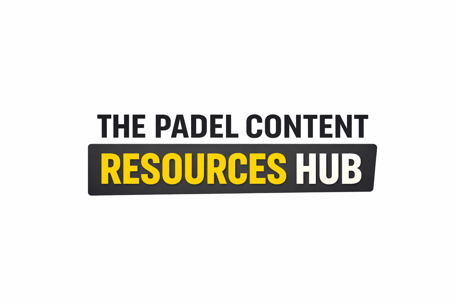 a rseource hub to understand everything about padel content creation (not tips and tutorials about how to play the sport)